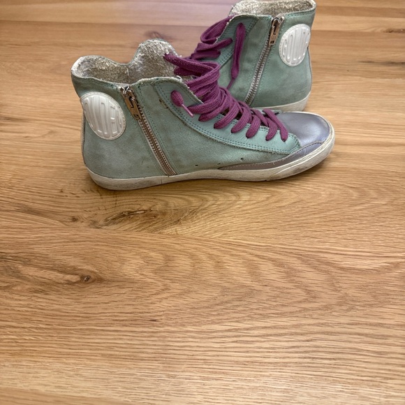 Golden Goose Suede Francy High Top Sneakers - Picture 7 of 11
